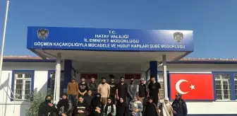 Hatay'da Düzensiz Göçmen Operasyonu: 24 Kaçak Yakalandı