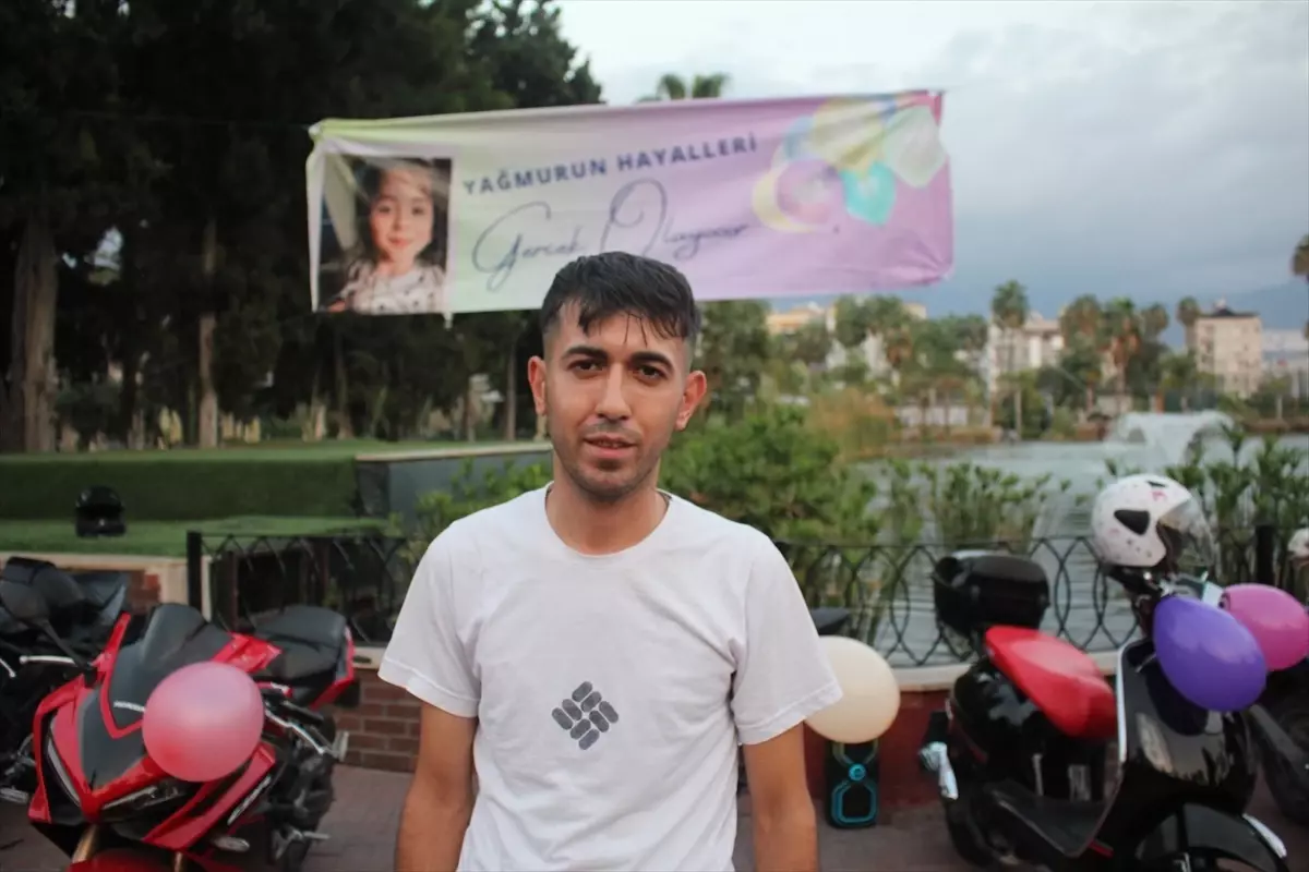Yağmur'un Doğum Günü İçin Gökyüzüne Balon Bırakıldı