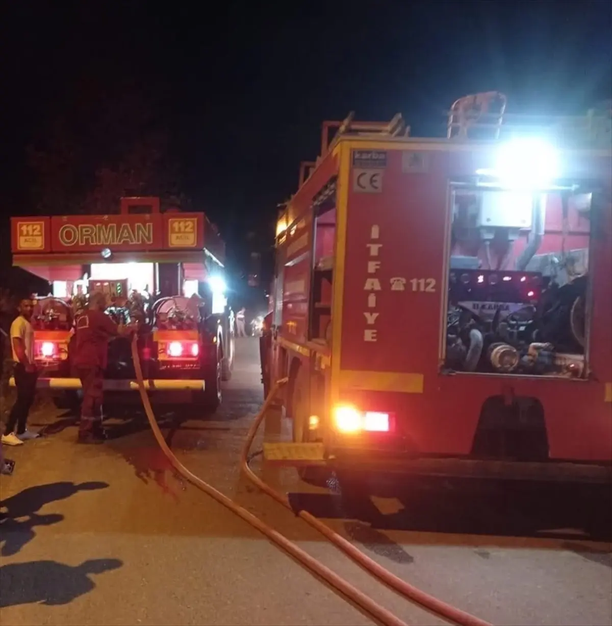 Hatay'ın Defne ilçesinde orman yangını söndürüldü