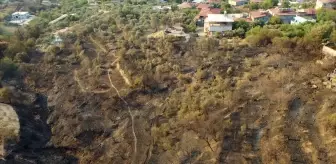 Hatay'daki Orman Yangını Havadan Görüntülendi