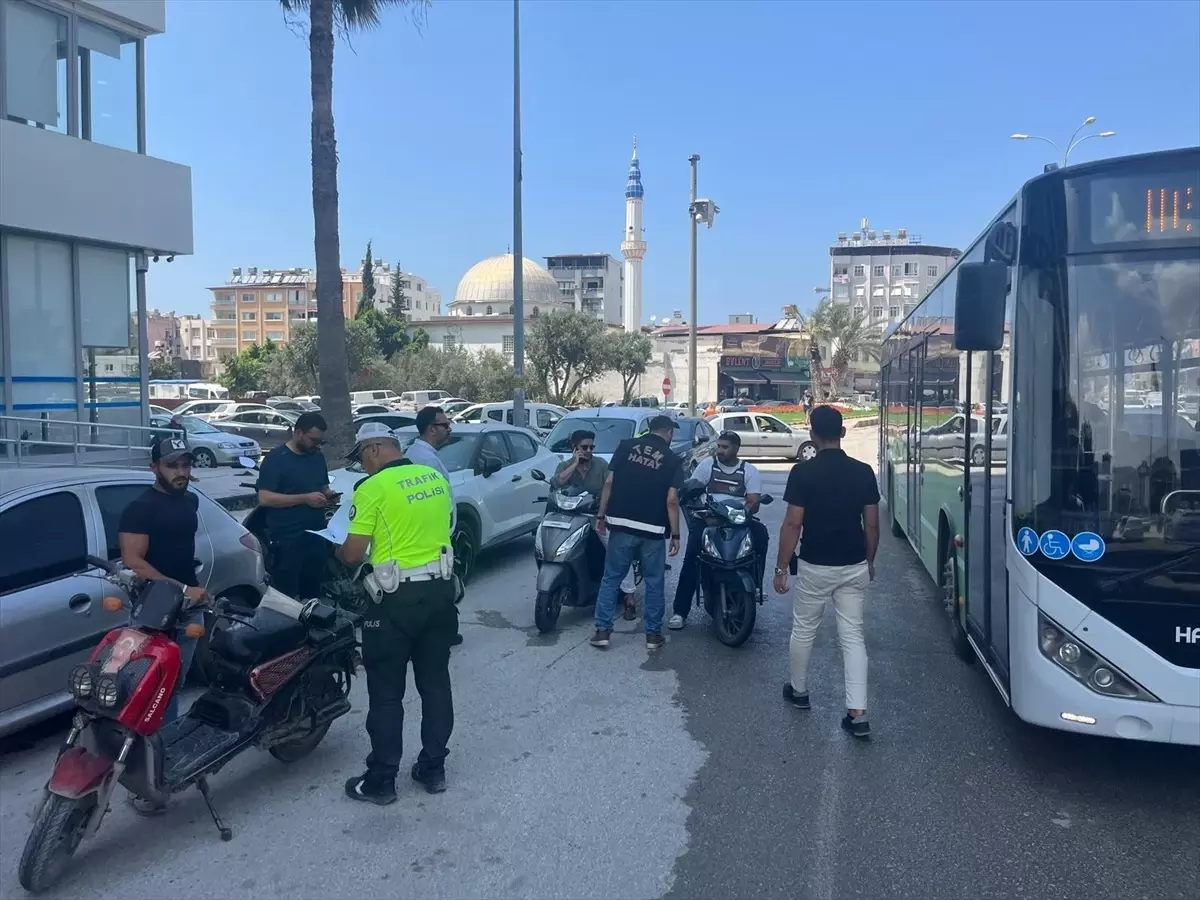 İskenderun'da Dron Destekli Asayiş ve Trafik Uygulaması