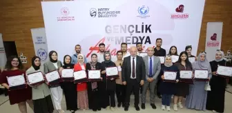 Hatay'da Gençlik ve Medya Akademisi Eğitimi Tamamlandı