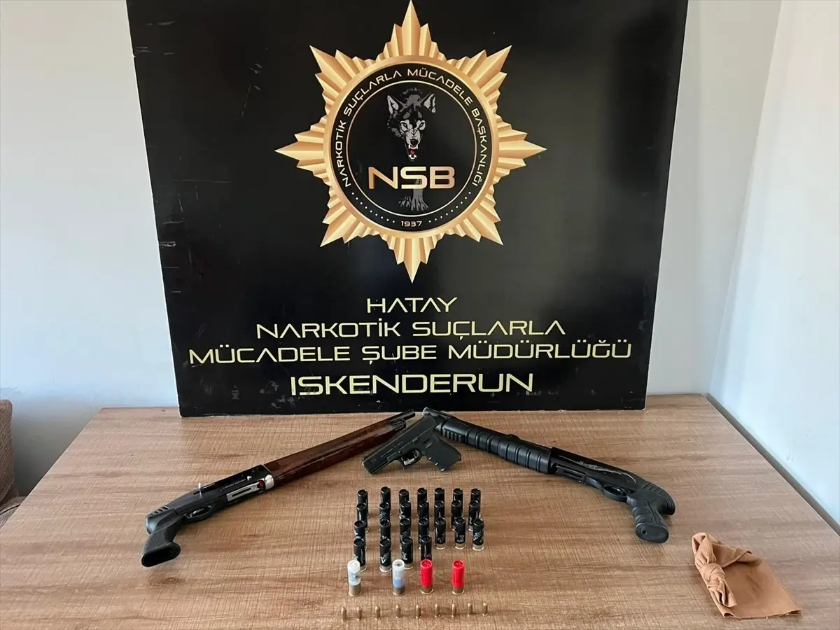 İskenderun'da Ruhsatsız Silah Operasyonu: 2 Şüpheli Gözaltında