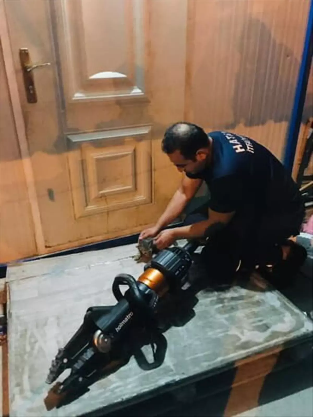 İskenderun'da İtfaiye, Kalbi Duran Kedi Yavrusunu Hayata Döndürdü