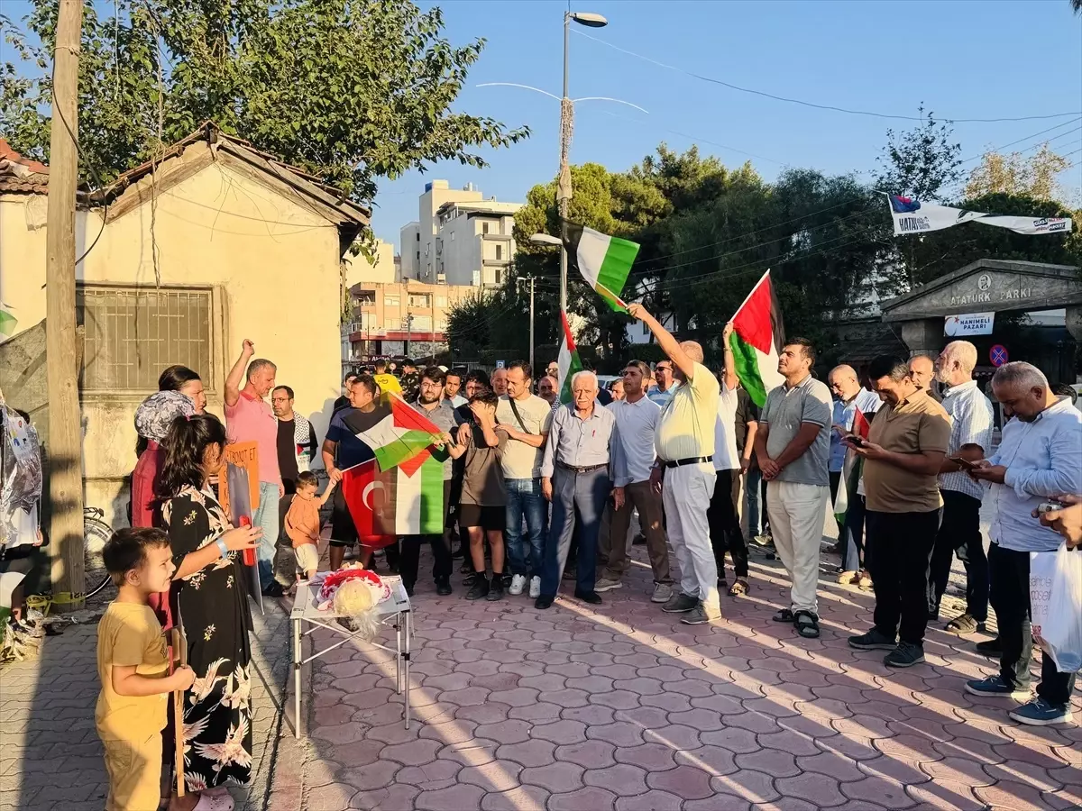 Hatay'da Filistin İçin Destek Eylemi Düzenlendi