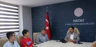 Hatay'da LGS ve YKS'de başarılı olan öğrenciler ödüllendirildi