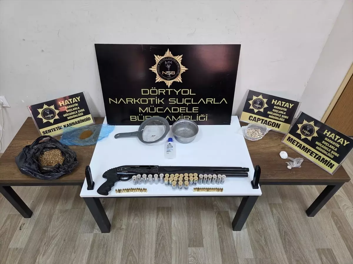 Hatay'da Uyuşturucu Ticareti Yapan 10 Şüpheli Gözaltına Alındı
