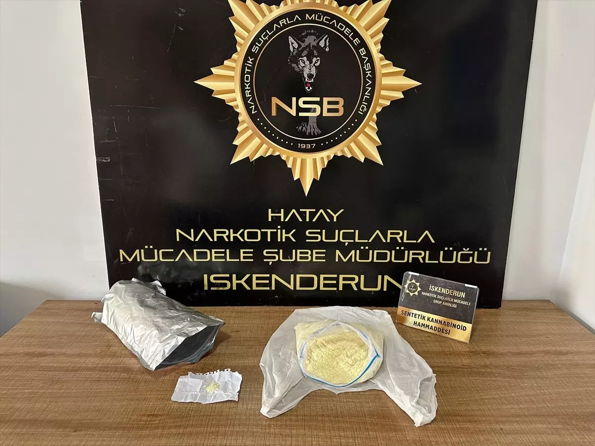İskenderun'da Uyuşturucu Operasyonu: 5 Şüpheli Tutuklandı