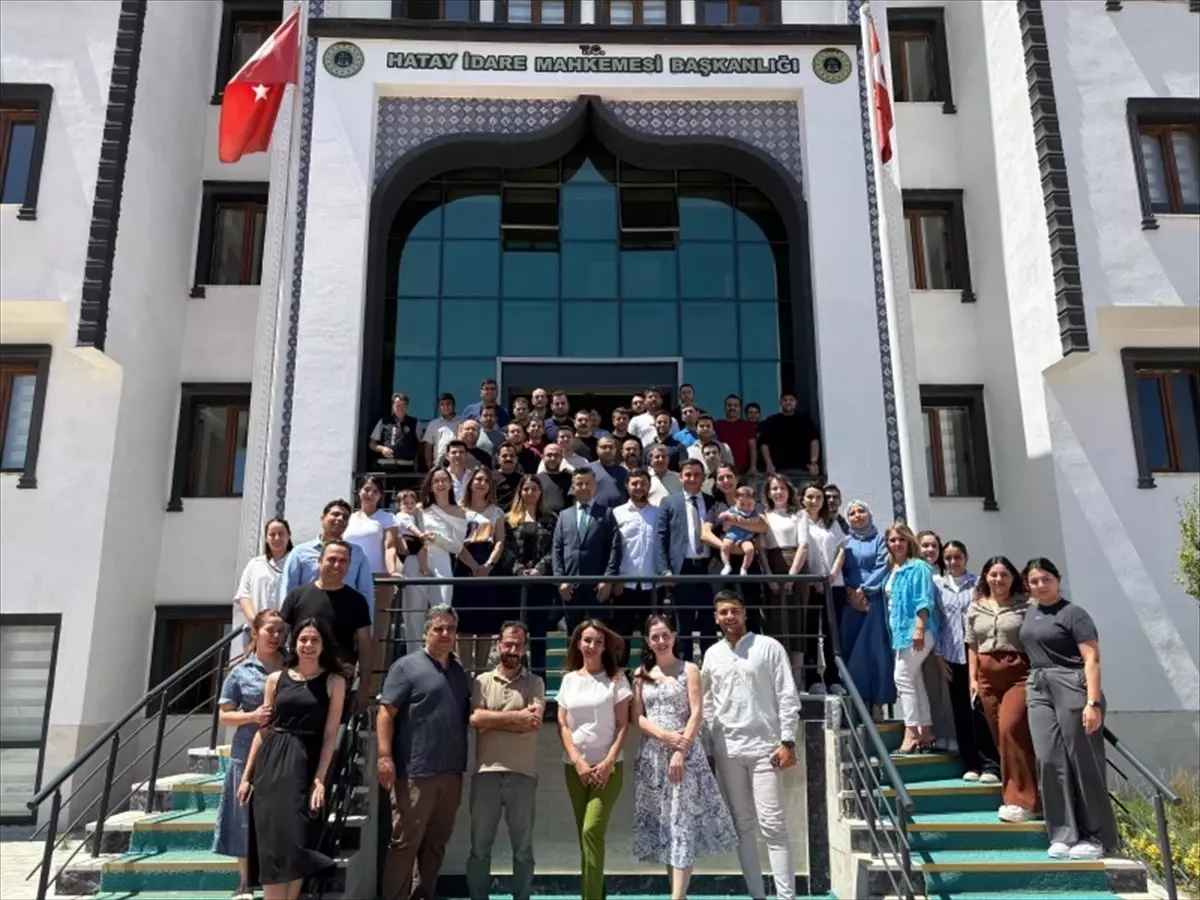 Hatay İdare Mahkemesi'nde Veda Programı Düzenlendi