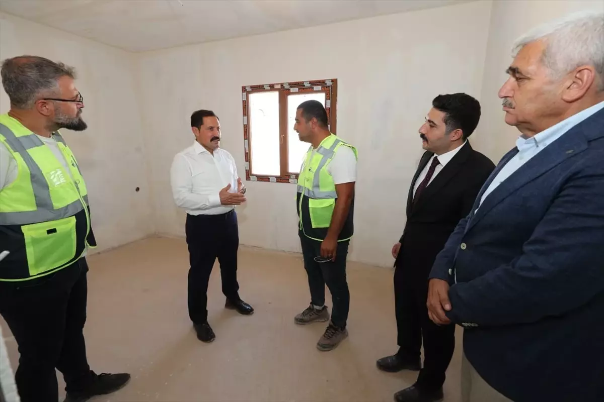 Hatay'da Kırsal Afet Konutları İnşaatı Devam Ediyor