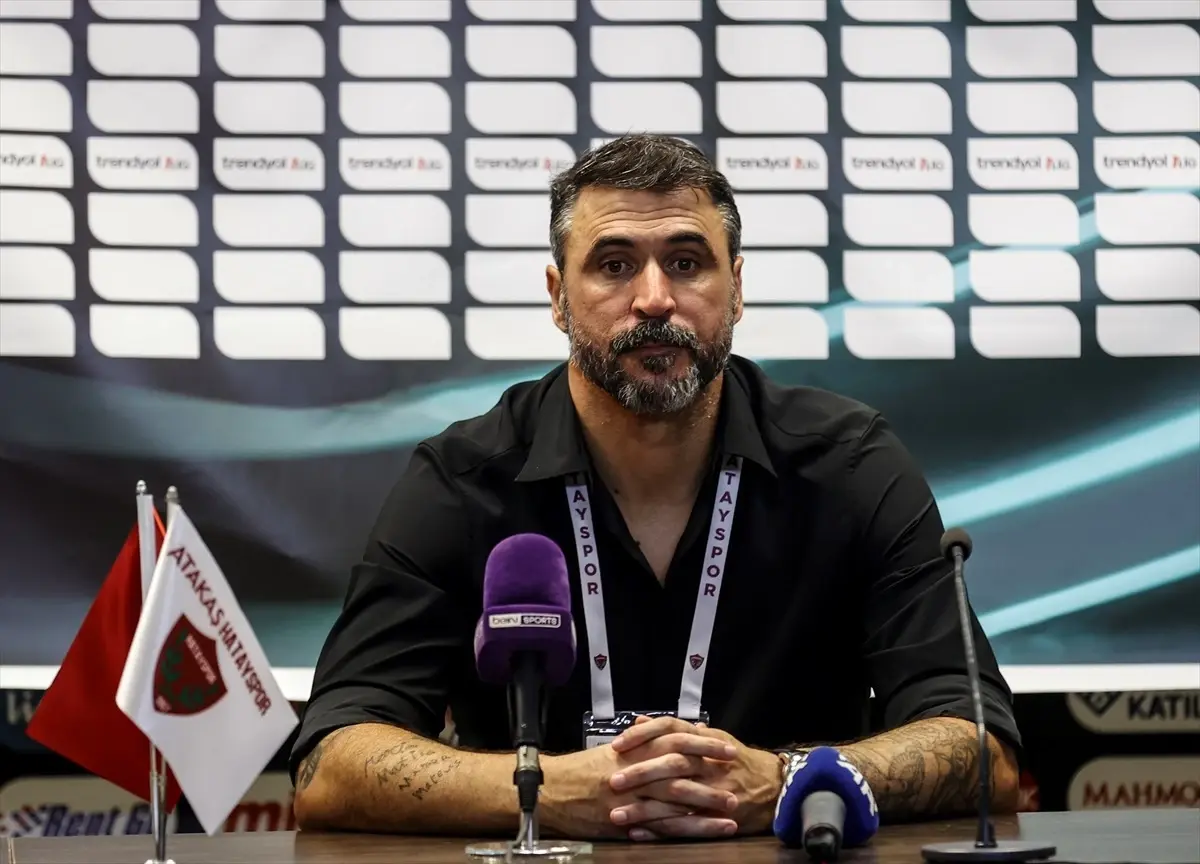 Hatayspor Teknik Direktörü Almeida: 'Kazanmayı Hak Eden Bizdik'
