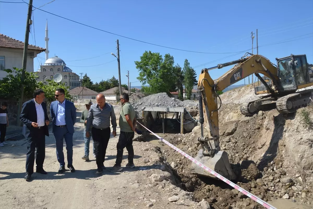 Havza'da Taşkın Önleme Çalışmaları Devam Ediyor