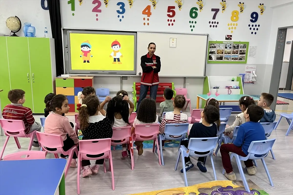 Havza'da Anaokulu Öğrencilerine Mahremiyet Eğitimi Verildi