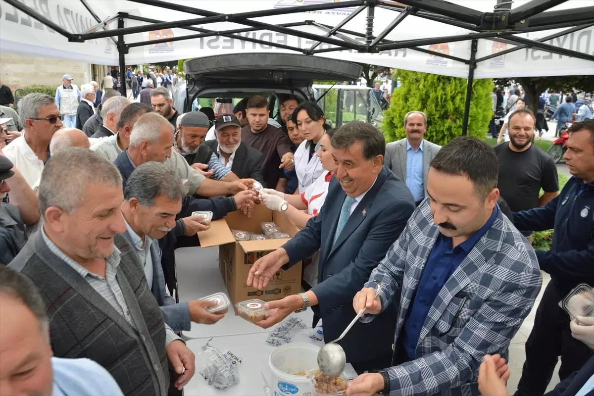 Havza'da Muharrem Ayı Dolayısıyla Aşure Dağıtımı Yapıldı