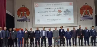 Havza'da Mevlid-i Nebi ve Camiler Haftası Konferansı Düzenlendi