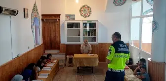 Havza'da Yaz Kur'an Kurslarında Trafik Eğitimi
