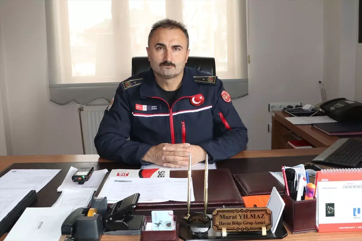 Havza'da Hasat Dönemi İçin Yangın Uyarısı