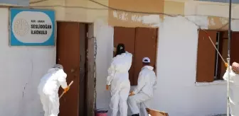 AFAD Ekibi, Köy Okulunu Güzelleştirmek İçin Seferber Oldu