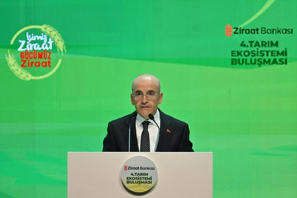 Hazine ve Maliye Bakanı Şimşek, Ziraat Bankası 4. Tarım Ekosistemi Buluşması'nda konuştu Açıklaması
