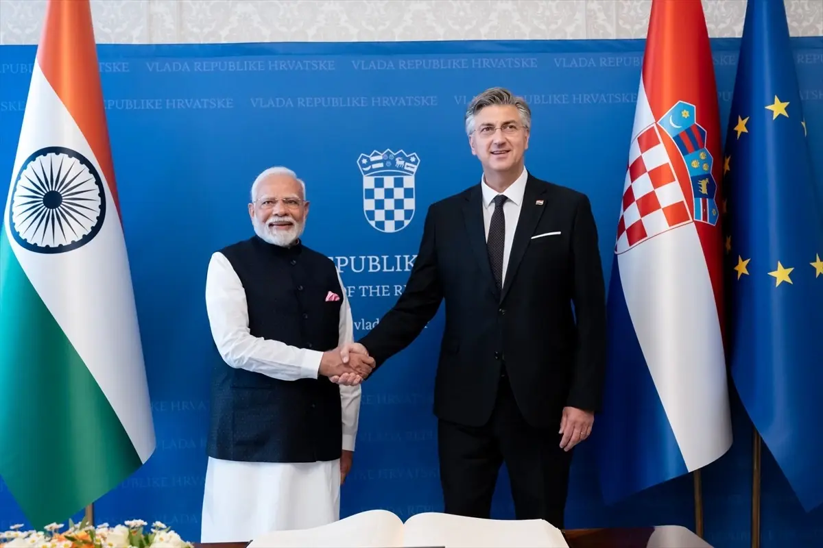Hırvatistan ve Hindistan Ortaklık Anlaşmaları İmzaladı