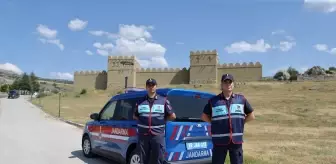 Çorum'da Jandarma, Antik Kentlerin Güvenliğini Sağlıyor