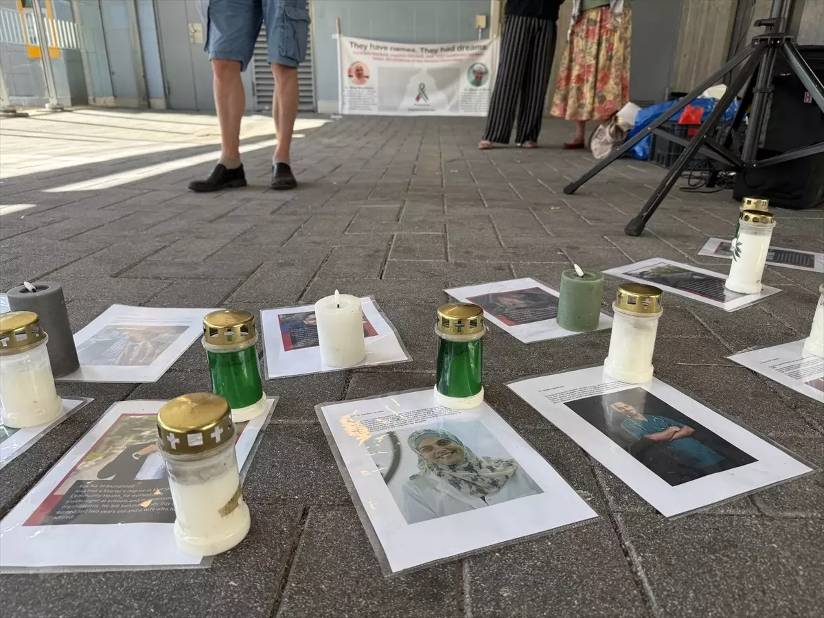 Hollandalı Sağlık Çalışanlarından İsrail'e Karşı Protesto