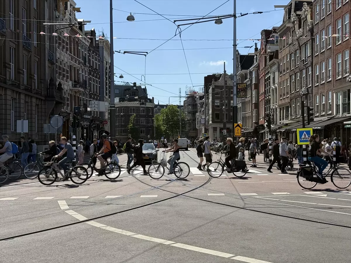 Hollandalıların yarısından fazlası ulaşım için pedal çeviriyor