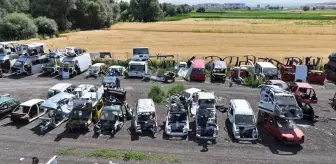 Kayseri'de Hurda Araçlardan Mobilya Aksesuarı Üretimi
