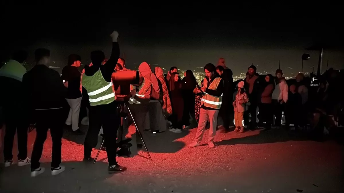 Erciyes'te Perseid Meteor Yağmuru Etkinliği Düzenlendi