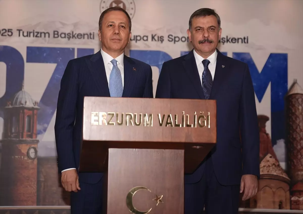 İçişleri Bakanı Ali Yerlikaya Erzurum'u Ziyaret Etti