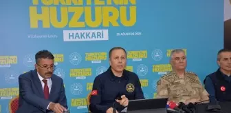 İçişleri Bakanı Yerlikaya, Hakkari'de 'Türkiye'nin Huzuru Toplantısı' sonrasında konuştu: (1)