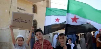 İdlib'de Dürziler'den Suriye'nin Birliği İçin Gösteri