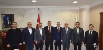 IKBY Bakanı Aydın Maruf, Trabzon TSO'yu Ziyaret Etti