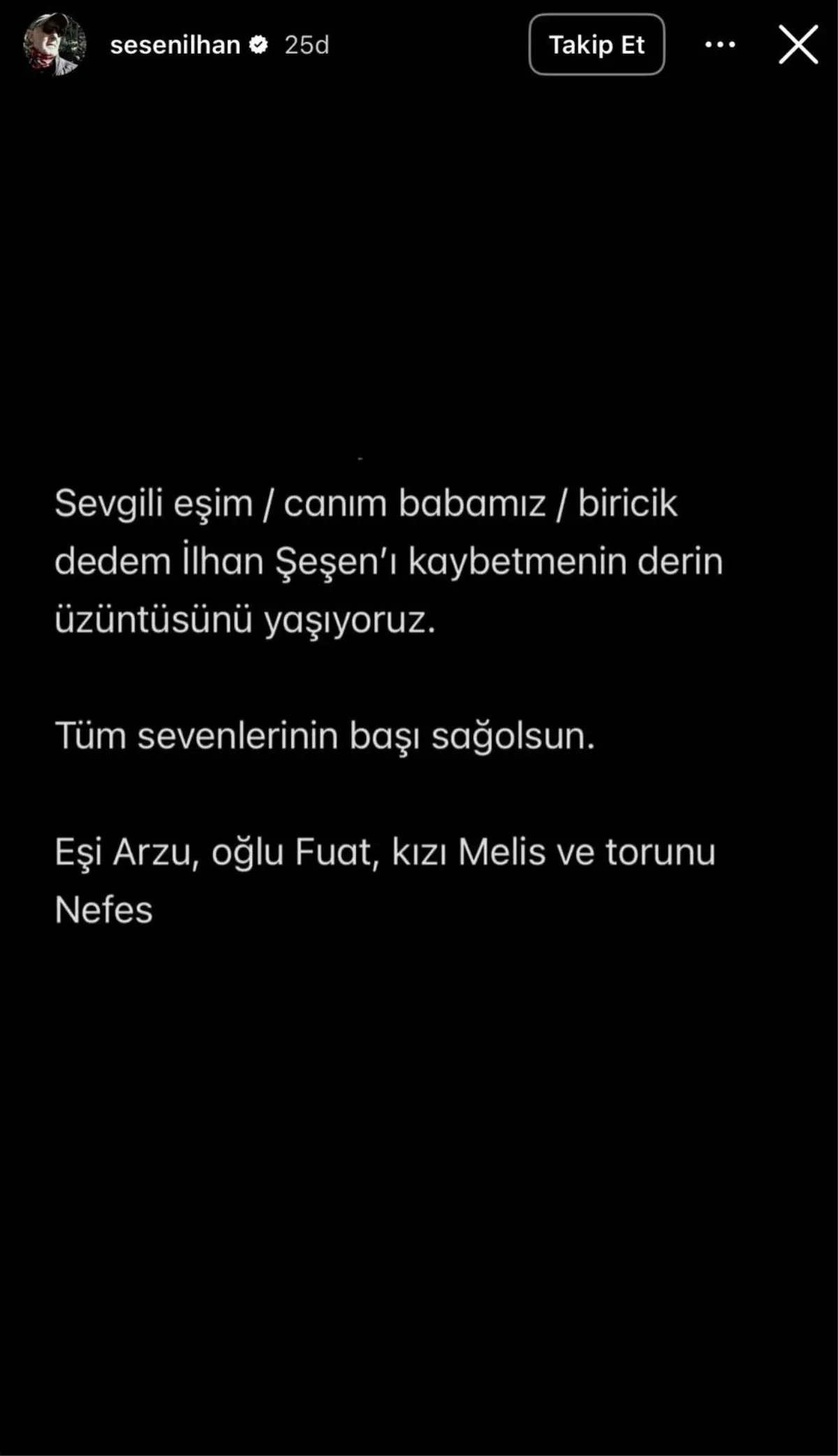 Usta Sanatçı İlhan Şeşen 76 Yaşında Hayatını Kaybetti