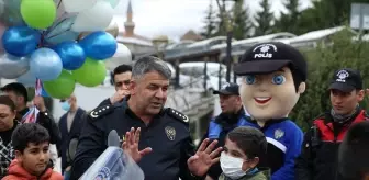 7 Yaşındaki Lösemi Hastası Sıraç'ın Polis Olma Hayali Gerçekleşti