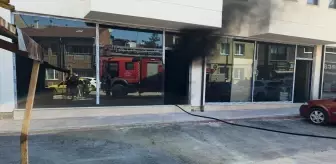 İnegöl'de iş yerinin deposunda çıkan yangın söndürüldü