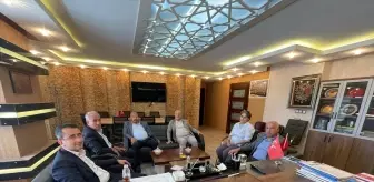 Kaymakam Kasman'dan MHP İl Başkanı'na Veda Ziyareti