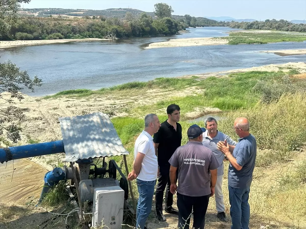 İpsala Kaymakamı Meriç Nehri'nde Su Yönetimi İncelemeleri Yaptı
