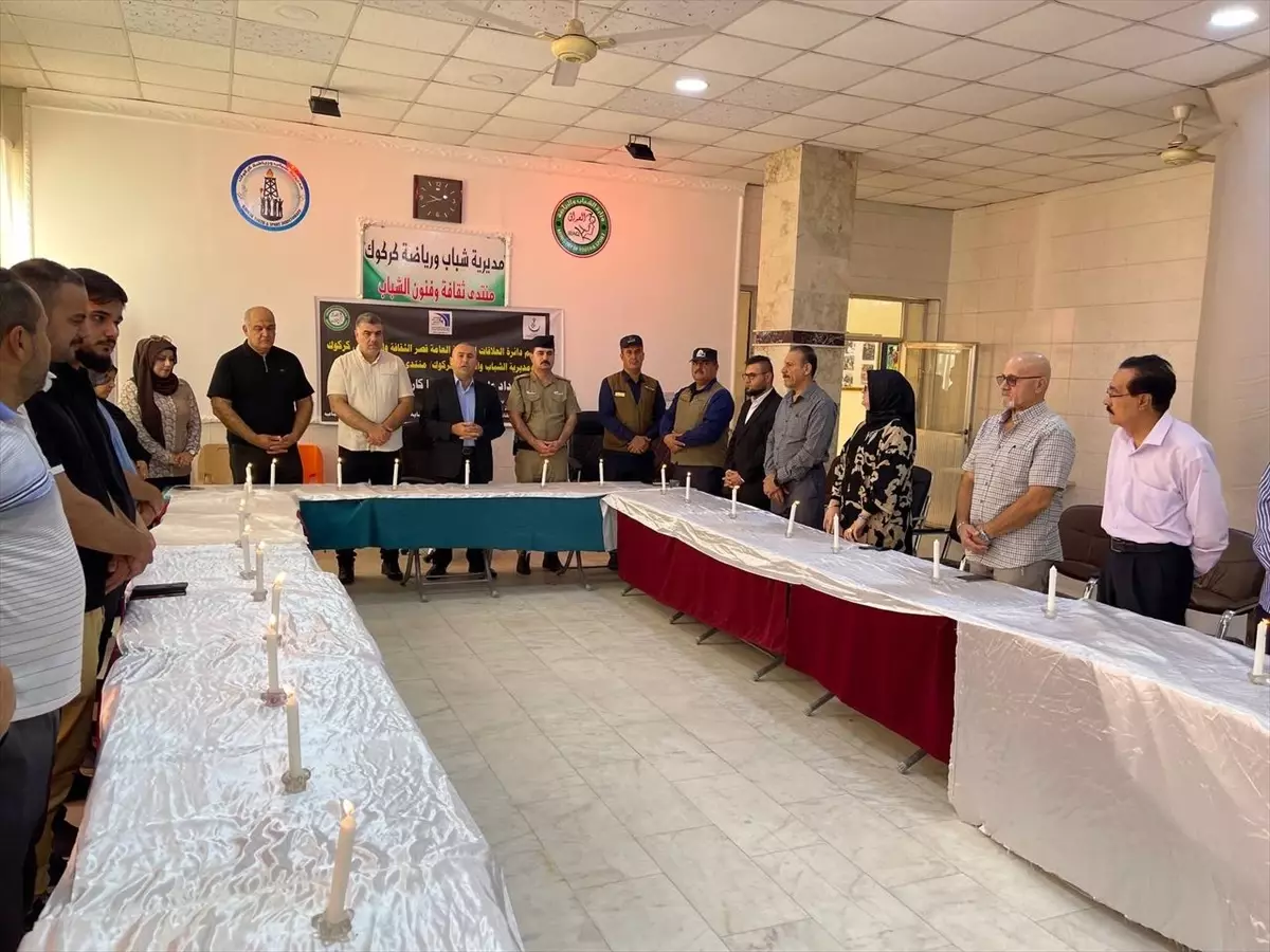 Kut Yangını İçin Kerkük'te Anma Töreni Düzenlendi
