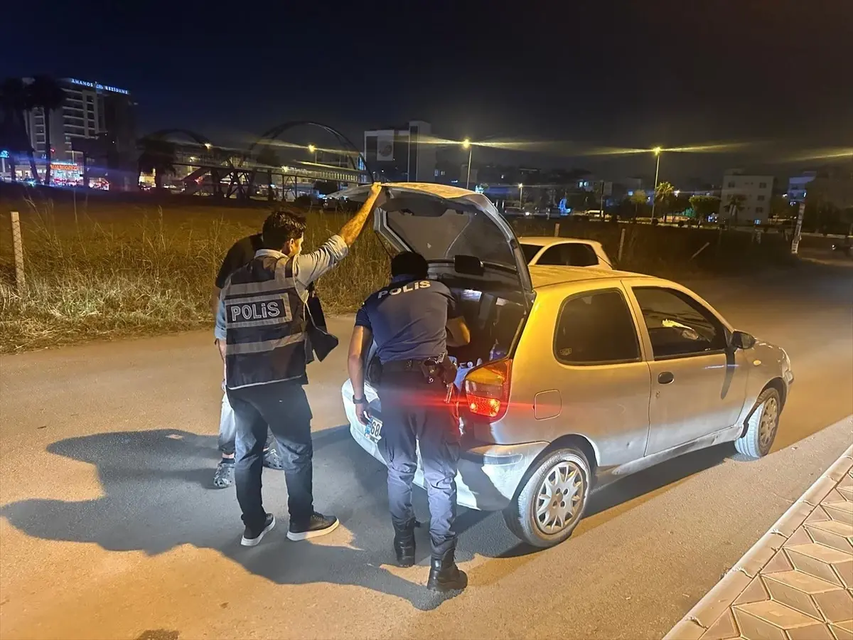 İskenderun'da Asayiş Uygulaması Gerçekleştirildi
