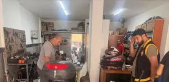 İskenderun'da Motosiklet Tamircilerine Denetim Yapıldı