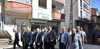 İskilip’te Sıcak Asfalt Çalışmaları İncelendi