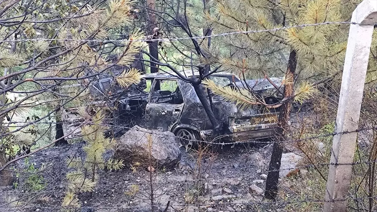 Isparta'da Kaza Yapan Otomobil Alev Aldı: Sürücü Yaralı