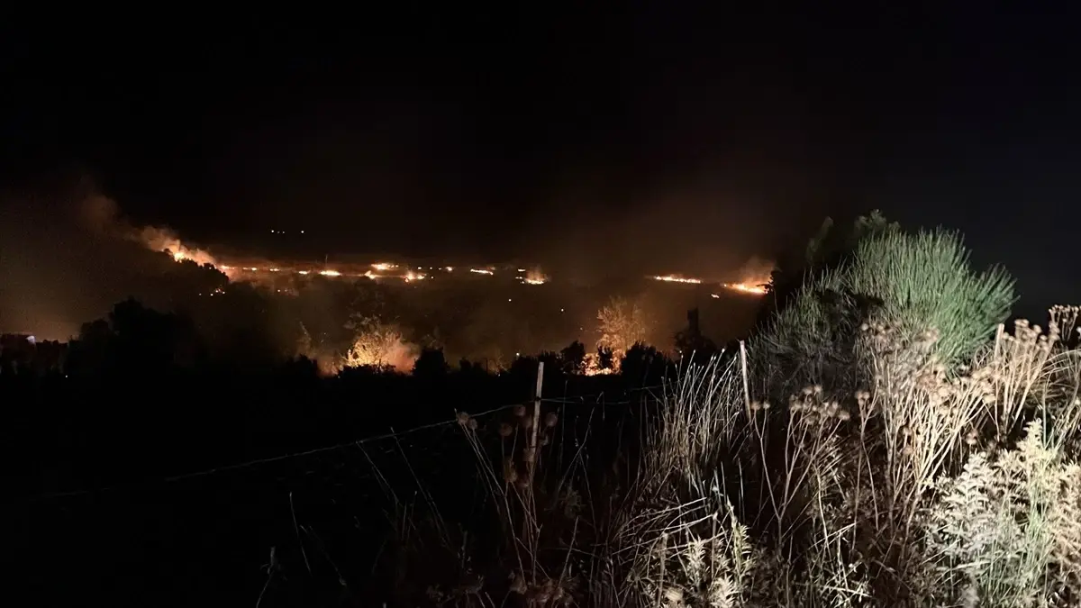 Isparta Sütçüler'de Anız Yangını Kontrol Altına Alındı