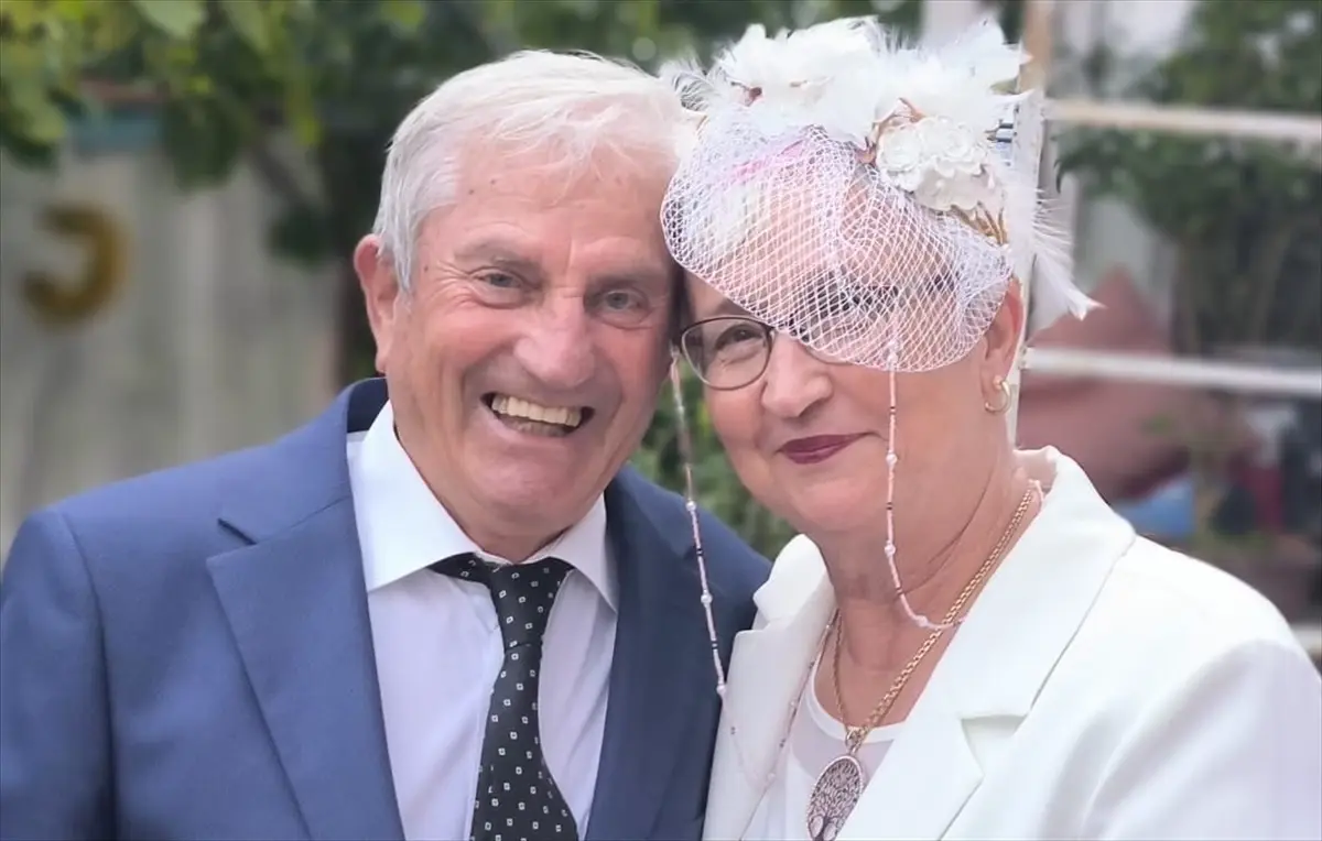 Emekli Öğretmen Çift Evliliklerinin 50. Yılında Yeniden Nikah Kıydı