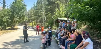 Aksu'da Kur'an Kursu Öğrencilerine Orman Yangınları Eğitimi