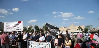 Kayseri'de Filistin İçin Protesto Düzenlendi