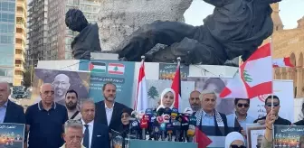 İsrail'in Gazze'de gazetecileri hedef alması Lübnan'da protesto edildi