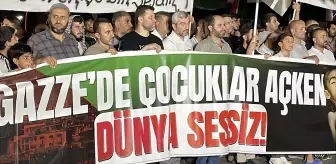 İsrail'in Gazze'ye saldırıları Diyarbakır'da protesto edildi