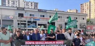 Şırnak'ta Gazze Saldırılarına Protesto